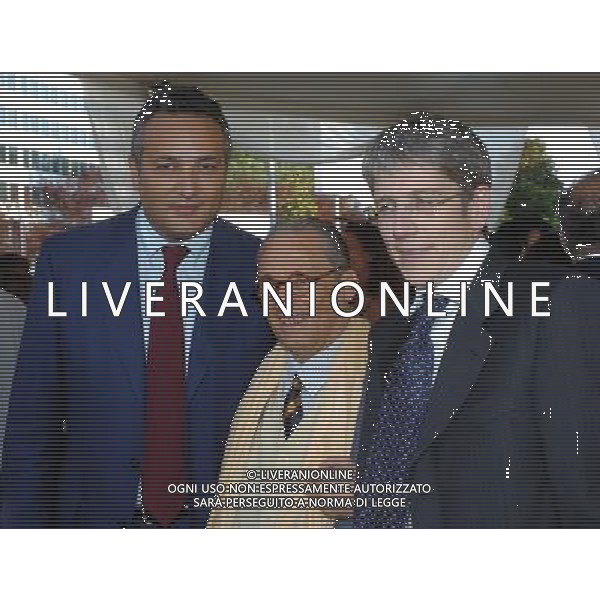 COLOGNO MONZESE 10/07/2006 Presentazione palinsesti Mediaset CLAUDIO BRACHINO-MAURIZIO MOSCA-MARIO GIORDANO foto Danilo Recalcati/Ag.Aldo Liverani