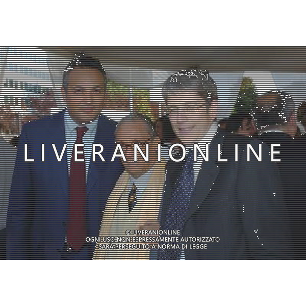 COLOGNO MONZESE 10/07/2006 Presentazione palinsesti Mediaset CLAUDIO BRACHINO-MAURIZIO MOSCA-MARIO GIORDANO foto Danilo Recalcati/Ag.Aldo Liverani