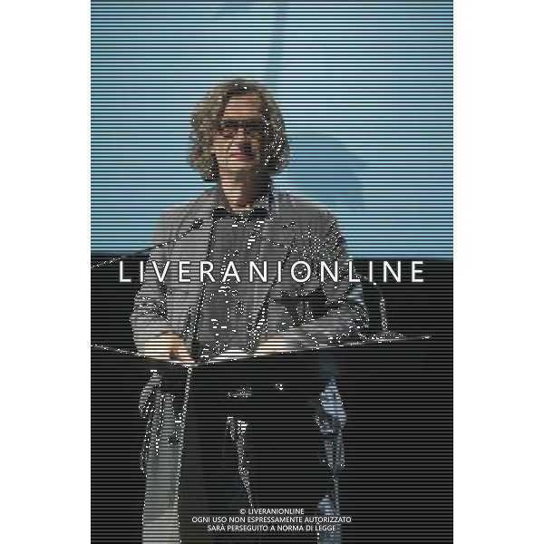 MILANO 12/7/2006 TEATRO DAL VERME VIA SAN GIOVANNI SUL MURO -LA MILANESIANA- NELLA FOTO IL REGISTA WIM WENDERS FOTO ROMANO/AG ALDO LIVERANI