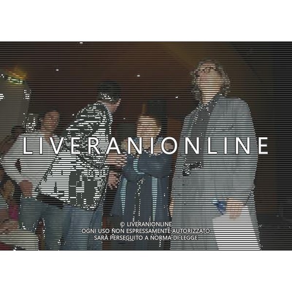 MILANO 12/7/2006 TEATRO DAL VERME VIA SAN GIOVANNI SUL MURO -LA MILANESIANA- NELLA FOTO FERNANDA PIVANO E WIM WENDERS FOTO ROMANO/AG ALDO LIVERANI