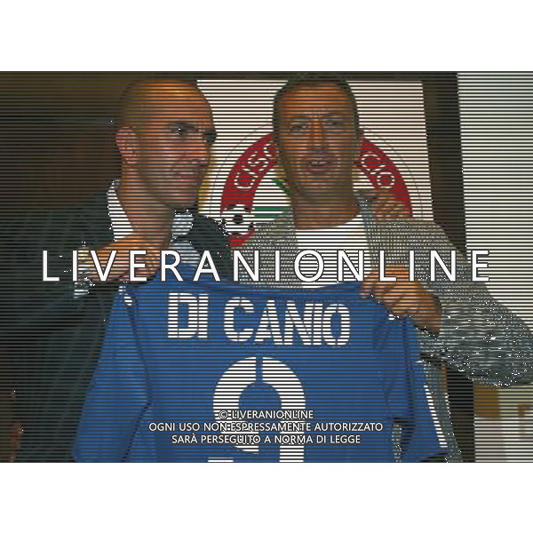 Presentazione Paolo Di Canio CISCO ROMA nella foto: Paolo Di Canio e il suo allenatore Stefano Di Chiara foto Corradetti/Ag.Aldo liverani