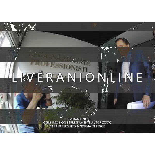 MILANO 26-7-06 VIA ROSELLINI CONSIGLIO E ASSEMBLEA GENERALE DI LEGA CALCIO NELLA PH: CAPRA/LIVERANI