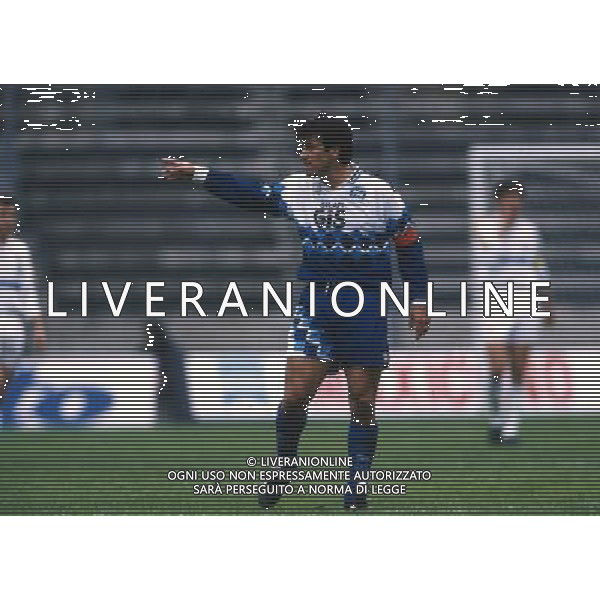 Carlos Dunga Calciatore Pescara 1992/93 ph archivio aldo liverani