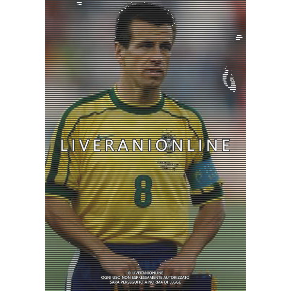 Carlos Dunga Calciatore Nazionale Brasile 1998 ph archivio aldo liverani