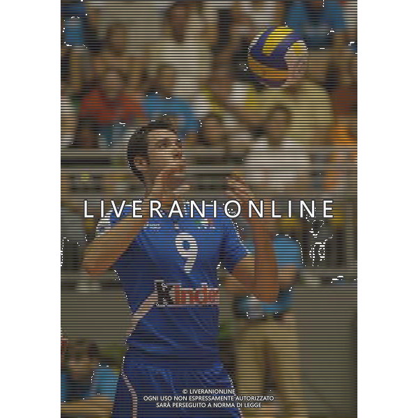 TORINO 30/07/2006 WORLD LEAGUE 2006 ITALIA-RUSSIA VOLLEY NELLA FOTO SAVINI CRISTIAN PH GIGI ARCAINI/AG.ALDO LIVERANI
