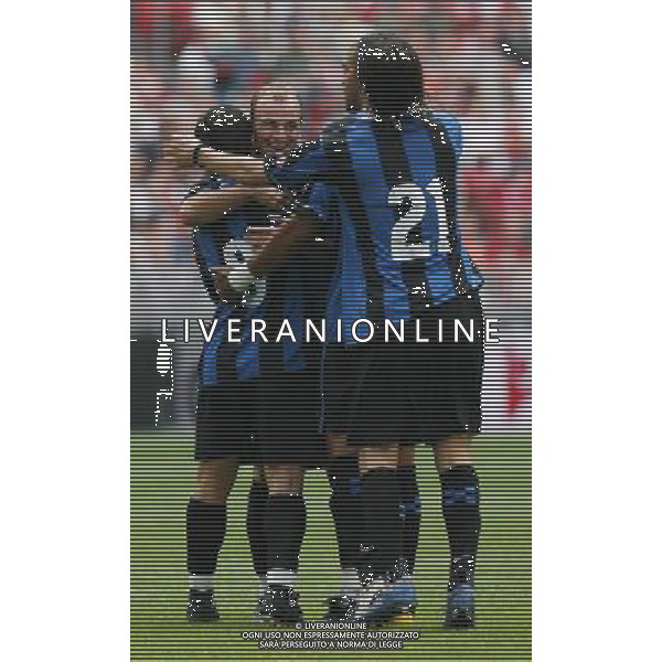 Inter - Porto Torneo di Amsterdam 05/08/2006 nella foto esultanza dopo il gol di david pizarro ph andry/ag. aldo liverani
