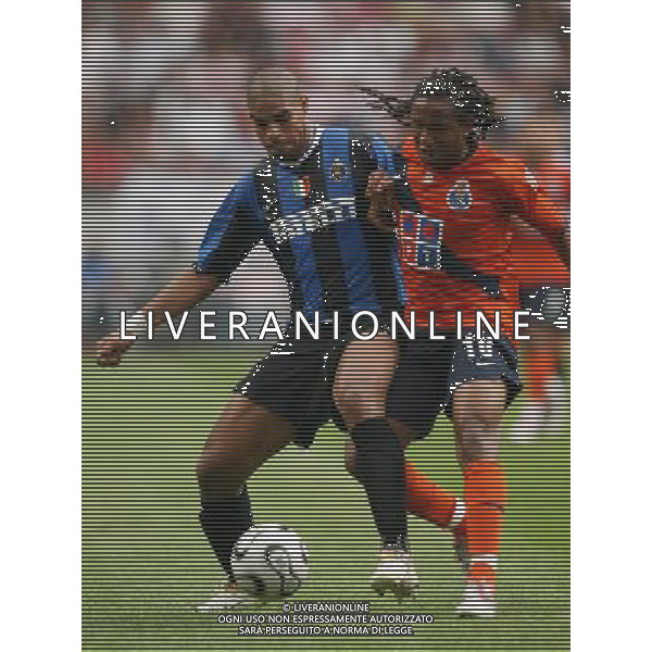 Inter - Porto Torneo di Amsterdam 05/08/2006 nella foto adriano con anderson ph andry/ag. aldo liverani
