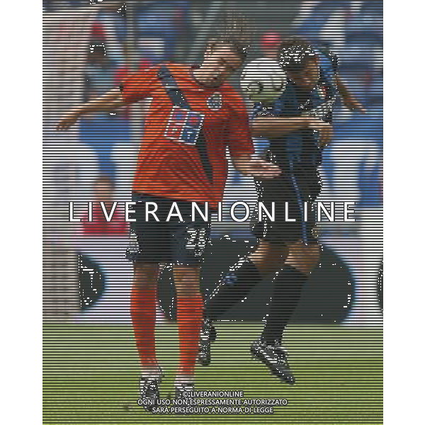 Amsterdam 5 agosto 2006 Torneo di Amsterdam Inter - Porto nella foto: Samuel Walter e Adriano foto Andry / Ag. Aldo Liverani