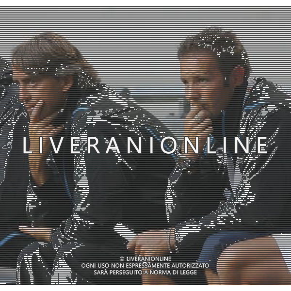 Amsterdam 4 agosto 2006 Torneo di Amsterdam Ajax - Inter nella foto: roberto mancini-sinisa mihajlovic foto Andry / Ag. Aldo Liverani