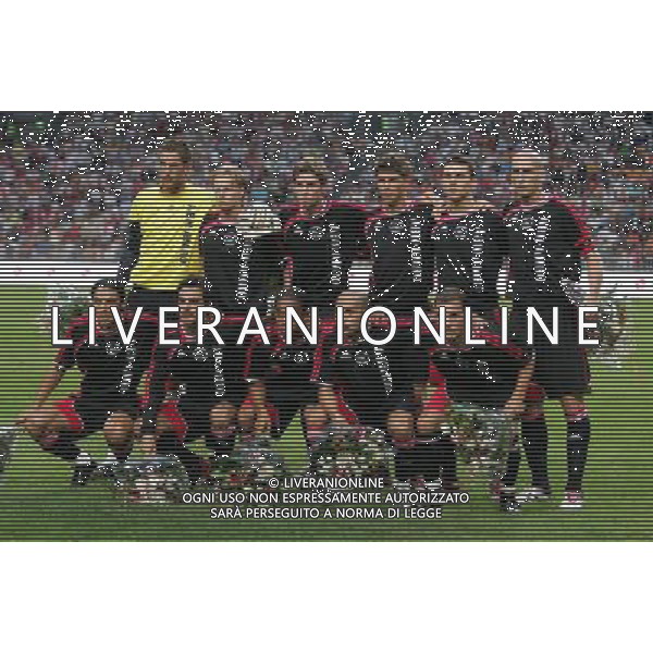 Amsterdam 4 agosto 2006 Torneo di Amsterdam Ajax - Inter nella foto: formazione Ajax foto Andry / Ag. Aldo Liverani