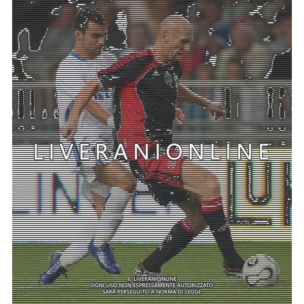 Amsterdam 4 agosto 2006 Torneo di Amsterdam Ajax - Inter nella foto: Stam Jaap e Choutos Lampros foto Andry / Ag. Aldo Liverani