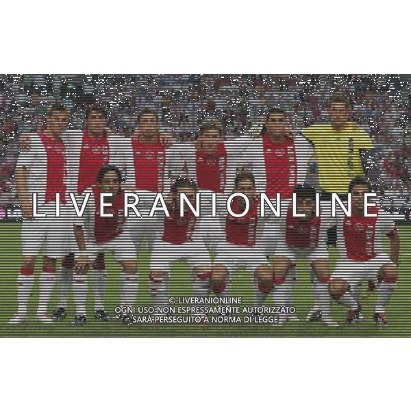 Amsterdam 5 agosto 2006 Torneo di Amsterdam Ajax - Manchester United nella foto: formazione Ajax foto Andry / Ag. Aldo Liverani