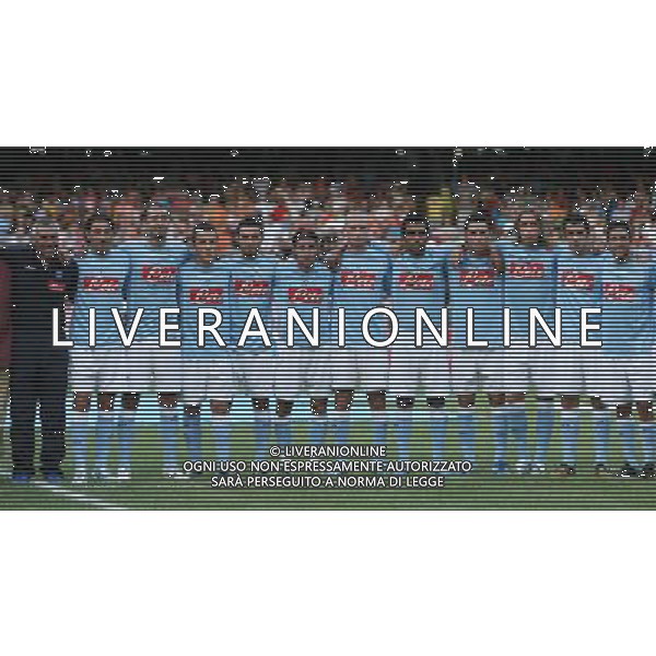 INTER - JUVENTUS - NAPOLI TROFEO MORETTI 11/08/2006 nella foto la presentazione della squadra del napoli ph andry/ag. Aldo Liverani