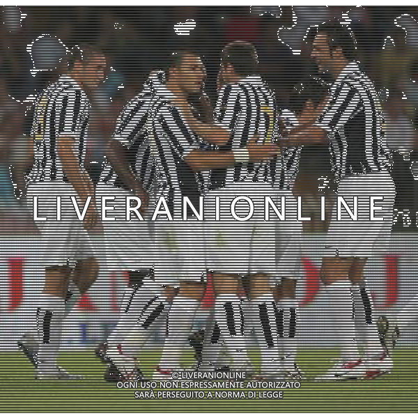 INTER - JUVENTUS - NAPOLI TROFEO MORETTI 11/08/2006 nella foto esultanza dopo il gol di marcelo Zalayeta ph andry/ag. Aldo Liverani