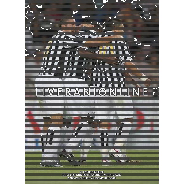 INTER - JUVENTUS - NAPOLI TROFEO MORETTI 11/08/2006 nella foto esultanza dopo il gol di marcelo Zalayeta ph andry/ag. Aldo Liverani