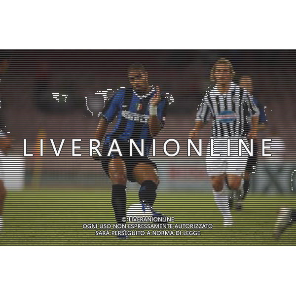 INTER - JUVENTUS - NAPOLI TROFEO MORETTI 11/08/2006 nella foto adriano con legrottaglie nicola ph gianni nucci/ag. Aldo Liverani