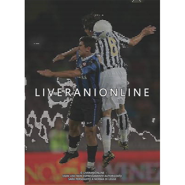 INTER - JUVENTUS - NAPOLI TROFEO MORETTI 11/08/2006 nella foto david pizarro con matteo paro ph andry/ag. Aldo Liverani