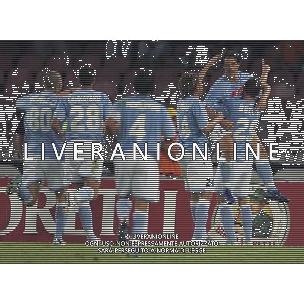 INTER - JUVENTUS - NAPOLI TROFEO MORETTI 11/08/2006 nella foto esultanza dopo il gol di Calaio\' ph andry/ag. Aldo Liverani