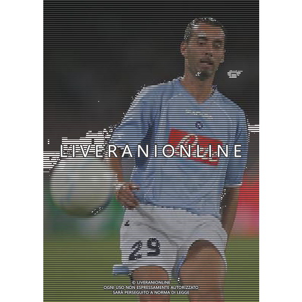 Napoli 11 agosto 2006 Trofeo Birra Moretti Napoli-Inter-Juventus nella foto: Bucchi foto Andry / Ag. Aldo Liverani