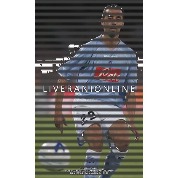 Napoli 11 agosto 2006 Trofeo Birra Moretti Napoli-Inter-Juventus nella foto: Bucchi foto Andry / Ag. Aldo Liverani