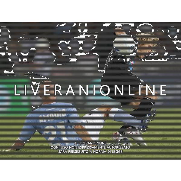 Napoli 11 agosto 2006 Trofeo Birra Moretti Napoli-Inter-Juventus nella foto: Nedved Pavel e Amodio foto Andry / Ag. Aldo Liverani