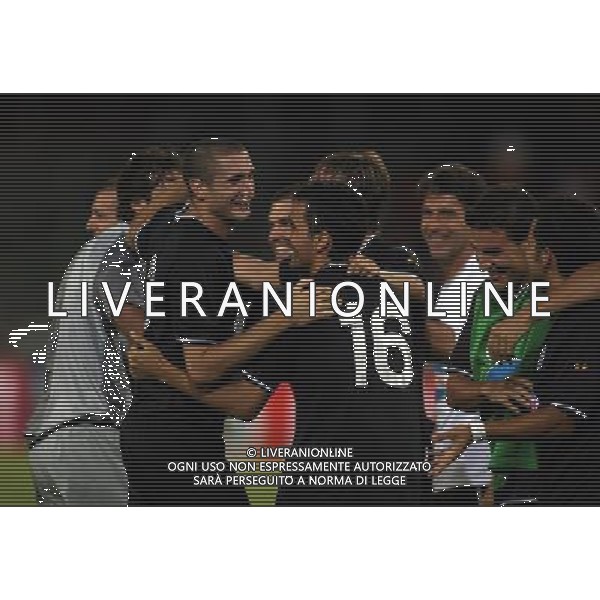 Napoli 11/08/2006 Inter - Juventus - Napoli 10¡ Trofeo Moretti Nella foto: esultanza dei giocatori della Juventus.* Ph Gianni Nucci/Agenzia Aldo Liverani