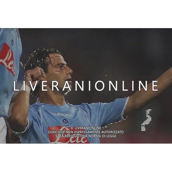 Napoli 11/08/2006 Inter - Juventus - Napoli 10¡ Trofeo Moretti Nella foto: Calaio\' Emanuele esultante.* Ph Gianni Nucci/Agenzia Aldo Liverani