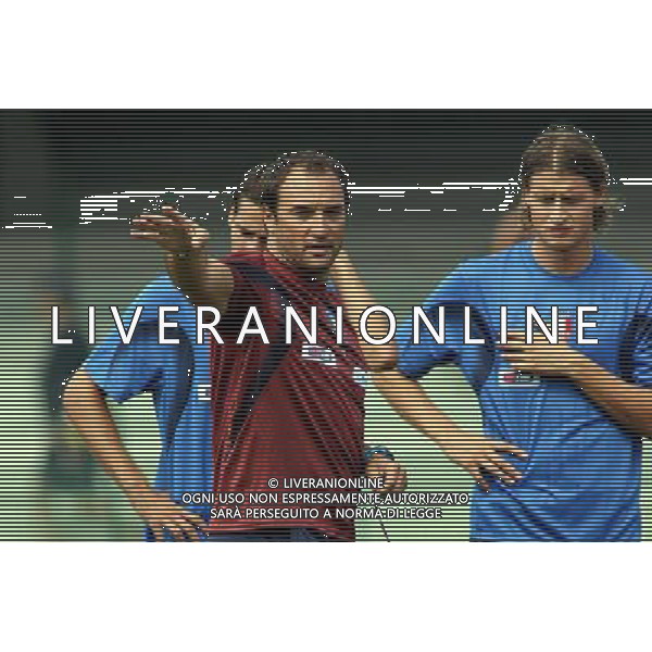 Allenamento della nazionale italiana Under 21 a Tirrenia 14/08/2006 nella foto Pierluigi Casiraghi ph gianni nucci/ag. Aldo Liverani