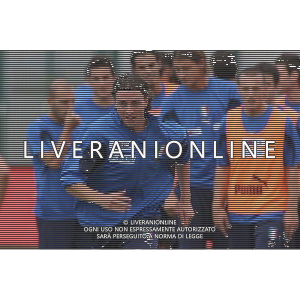 Allenamento della nazionale italiana Under 21 a Tirrenia 14/08/2006 nella foto Montolivo Riccardo ph gianni nucci/ag. Aldo Liverani