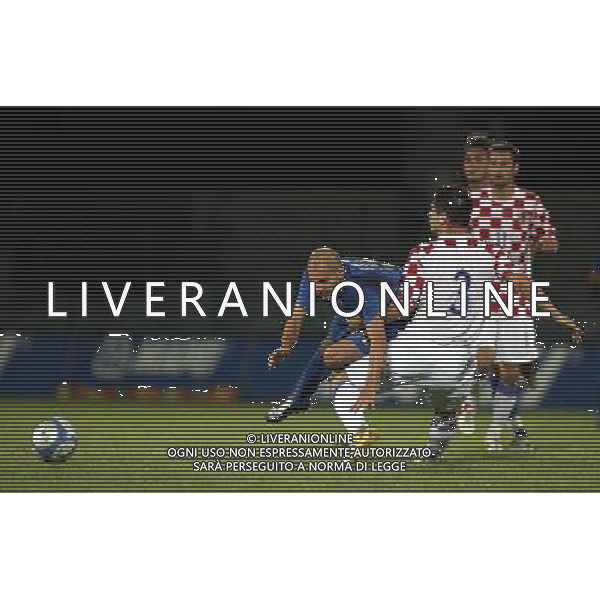 Grosseto (Gr) 15/08/2006 Amichevole Italia-Croazia Under 21 allo stadio Carlo Zecchini Nella foto: Rosina Alessandro contro Bartulovic.* Ph Gianni Nucci/Agenzia Aldo Liverani