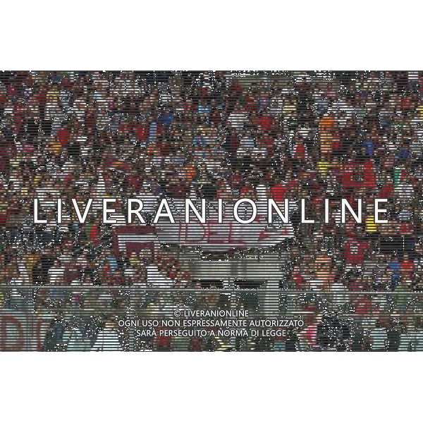 ITALIA - CROAZIA AMICHEVOLE A LIVORNO 16/08/2006 NELLA FOTO: STRISCIONE DEI TIFOSI LIVORNESI PER FIDEL CASTRO FOTO GIANNI NUCCI/AG. ALDO LIVERANI