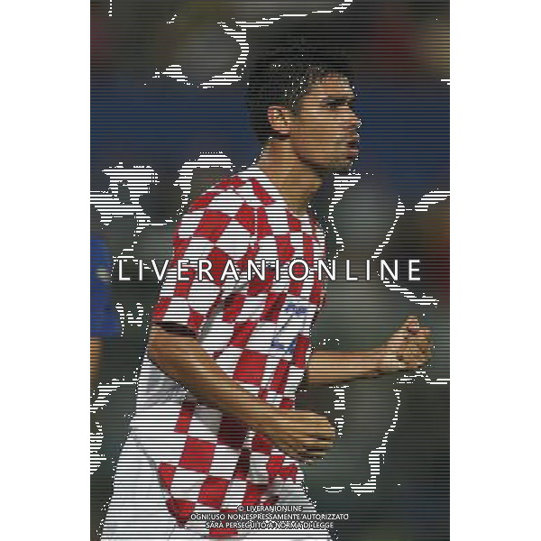 ITALIA - CROAZIA AMICHEVOLE A LIVORNO 16/08/2006 NELLA FOTO: ESULTANZA DOPO IL GOL DI DA SILVA FOTO GIANNI NUCCI/AG. ALDO LIVERANI