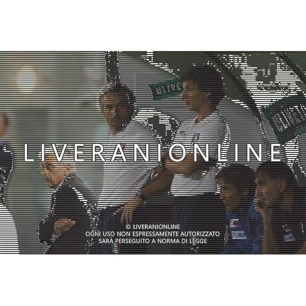 ITALIA - CROAZIA AMICHEVOLE A LIVORNO 16/08/2006 NELLA FOTO: ROBERTO DONADONI CON MARIO BORTOLAZZI FOTO GIANNI NUCCI/AG. ALDO LIVERANI