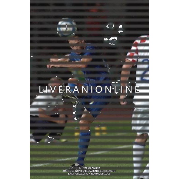 ITALIA - CROAZIA AMICHEVOLE A LIVORNO 16/08/2006 NELLA FOTO: ZENONI CRISTIAN FOTO BIZZI/AG. ALDO LIVERANI