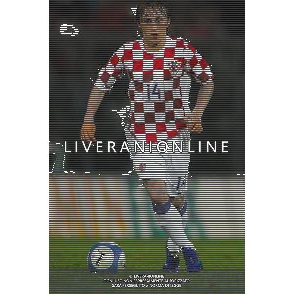ITALIA - CROAZIA AMICHEVOLE A LIVORNO 16/08/2006 NELLA FOTO: MODRIC FOTO GIANNI NUCCI/AG. ALDO LIVERANI