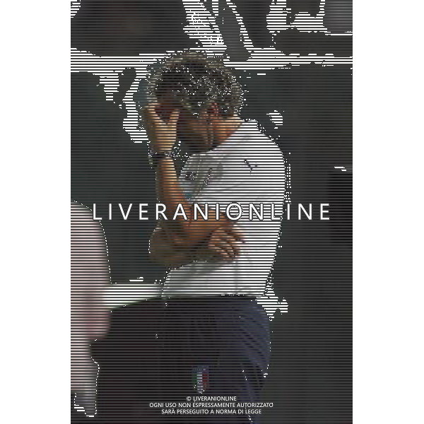 ITALIA - CROAZIA AMICHEVOLE A LIVORNO 16/08/2006 NELLA FOTO: LA DELUSIONE DI ROBERTO DONADONI FOTO GIANNI NUCCI/AG. ALDO LIVERANI