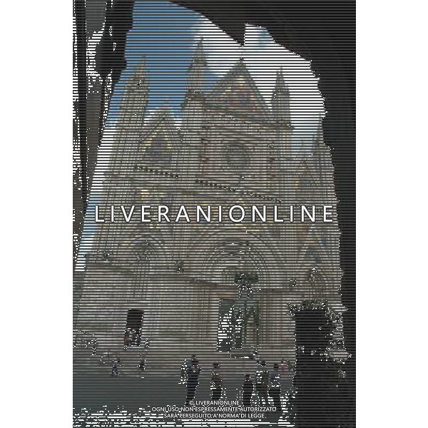 ARCHIVIO ALDO LIVERANI S A S NELLA FOTO ORVIETO IL DUOMO AGENZIA ALDO LIVERANI 