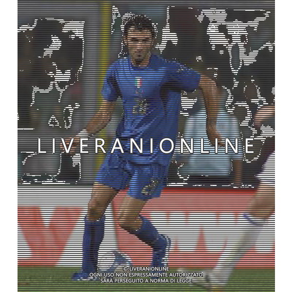 Livorno (Li) 16/08/2006 Amichevole Italia-Croazia allo stadio Armando Picchi Nella foto: Del Vecchio Gennaro.* Ph Gianni Nucci/Agenzia Aldo Liverani