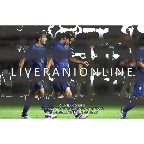 Livorno (Li) 16/08/2006 Amichevole Italia-Croazia allo stadio Armando Picchi Nella foto: Delusione dei giocatori dell\'Italia.* Ph Gianni Nucci/Agenzia Aldo Liverani