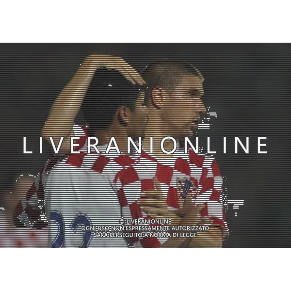 Livorno (Li) 16/08/2006 Amichevole Italia-Croazia allo stadio Armando Picchi Nella foto: Gioia della Croazia.* Ph Gianni Nucci/Agenzia Aldo Liverani