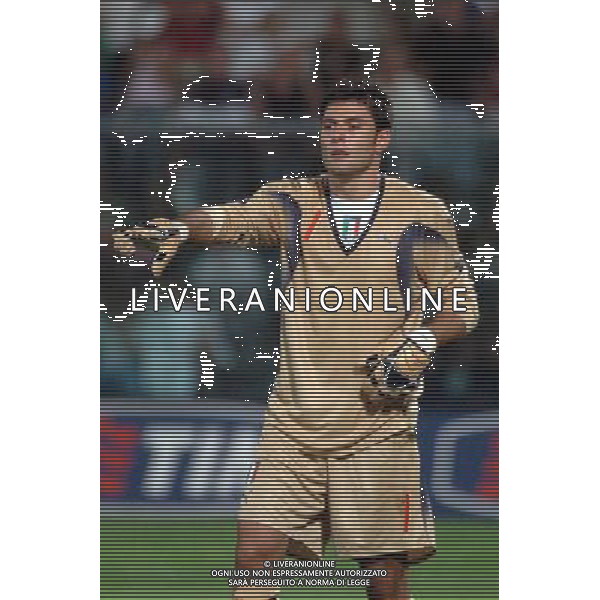 LIVORNO,16 AGOSTO 2006 CALCIO ITALIA-CROAZIA NELLA FOTO:AMELIA MARCO FOTO BIZZI/A.LIVERANI