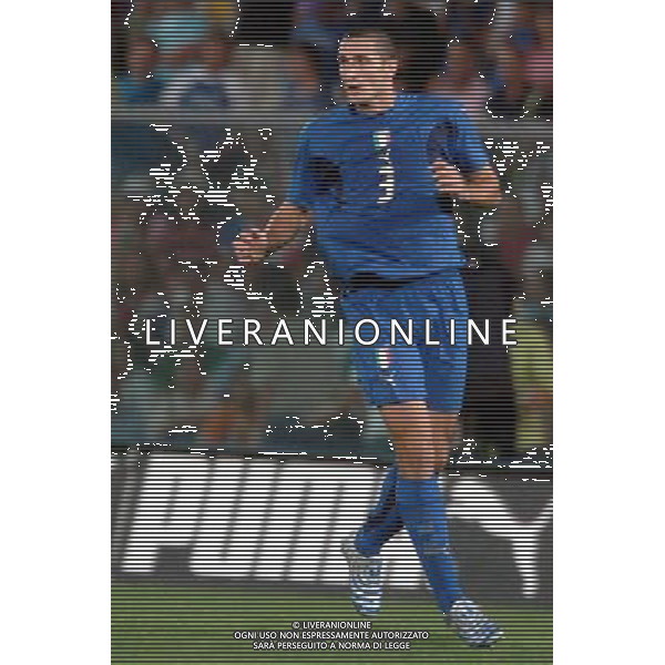 LIVORNO,16 AGOSTO 2006 CALCIO ITALIA-CROAZIA NELLA FOTO:CHIELLINI GIORGIO FOTO BIZZI/A.LIVERANI