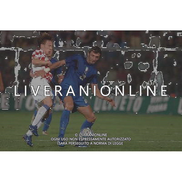 LIVORNO,16 AGOSTO 2006 CALCIO ITALIA-CROAZIA NELLA FOTO:DI MICHELE DAVID FOTO BIZZI/A.LIVERANI