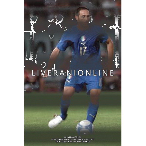 LIVORNO,16 AGOSTO 2006 CALCIO ITALIA-CROAZIA NELLA FOTO:DI MICHELE DAVID FOTO BIZZI/A.LIVERANI