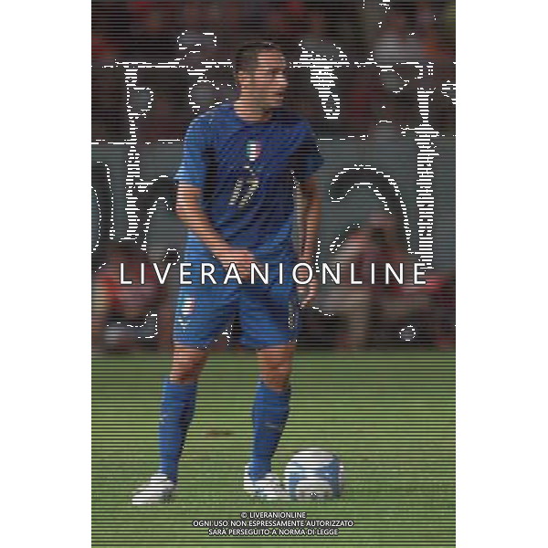 LIVORNO,16 AGOSTO 2006 CALCIO ITALIA-CROAZIA NELLA FOTO:DI MICHELE DAVID FOTO BIZZI/A.LIVERANI