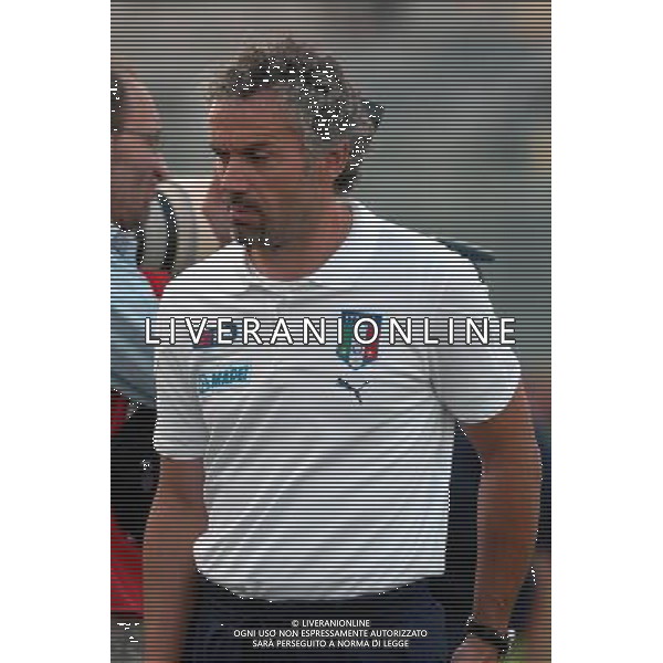 LIVORNO,16 AGOSTO 2006 CALCIO ITALIA-CROAZIA NELLA FOTO:DONADONI ROBERTO FOTO BIZZI/A.LIVERANI