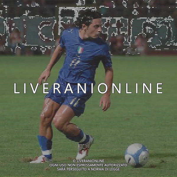 LIVORNO,16 AGOSTO 2006 CALCIO ITALIA-CROAZIA NELLA FOTO:ESPOSITO MAURO FOTO BIZZI/A.LIVERANI