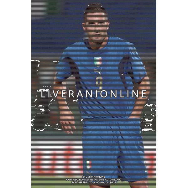 LIVORNO,16 AGOSTO 2006 CALCIO ITALIA-CROAZIA NELLA FOTO:LUCARELLI CRISTIANO FOTO BIZZI/A.LIVERANI