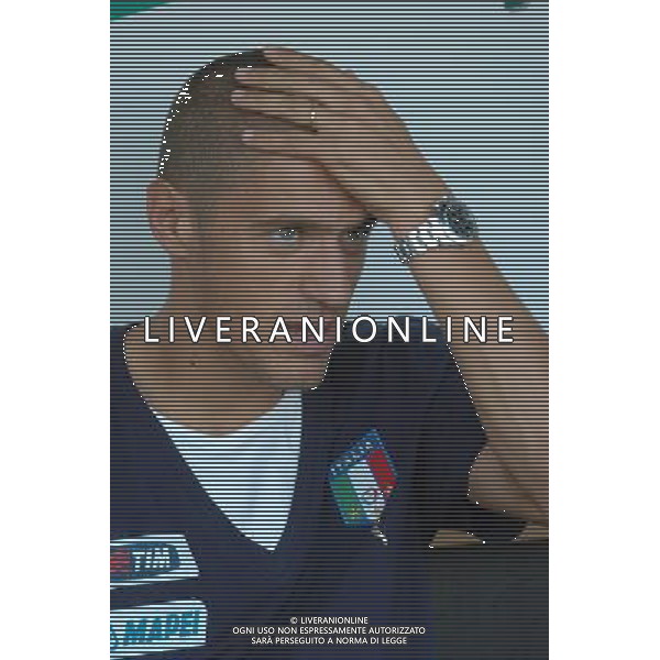 LIVORNO,16 AGOSTO 2006 CALCIO ITALIA-CROAZIA NELLA FOTO:MORRONE STEFANO FOTO BIZZI/A.LIVERANI