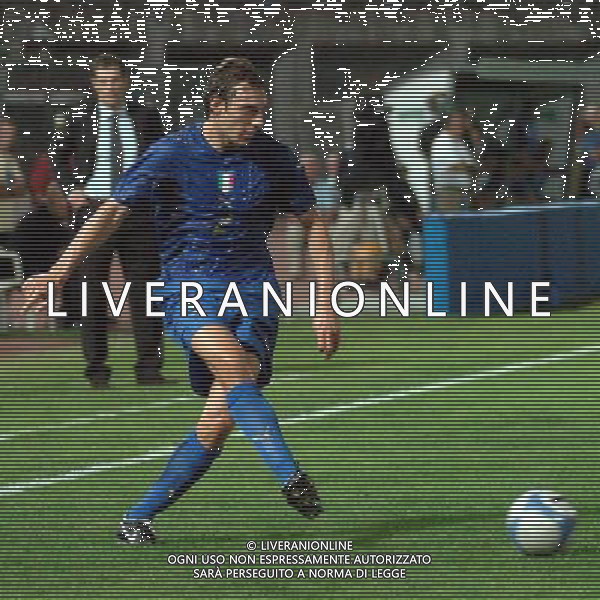 LIVORNO,16 AGOSTO 2006 CALCIO ITALIA-CROAZIA NELLA FOTO:ZENONI cristiano FOTO BIZZI/A.LIVERANI